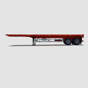 40ft 2 Axles Versatile and Reliable Flatbed Semi-Trailer for Efficient Cargo Transportation