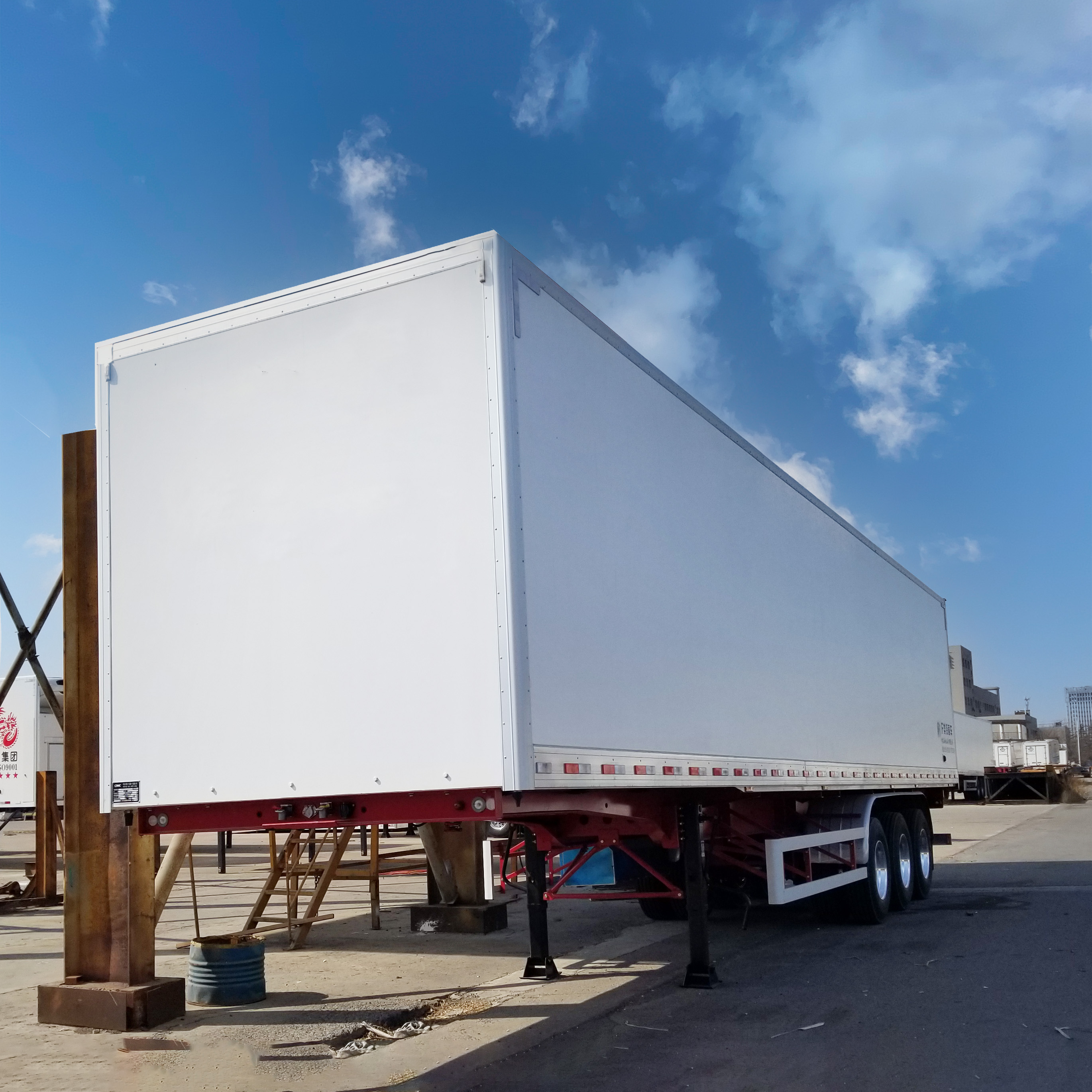 40ft 2 Axles Insulated Semi Truck Trailer