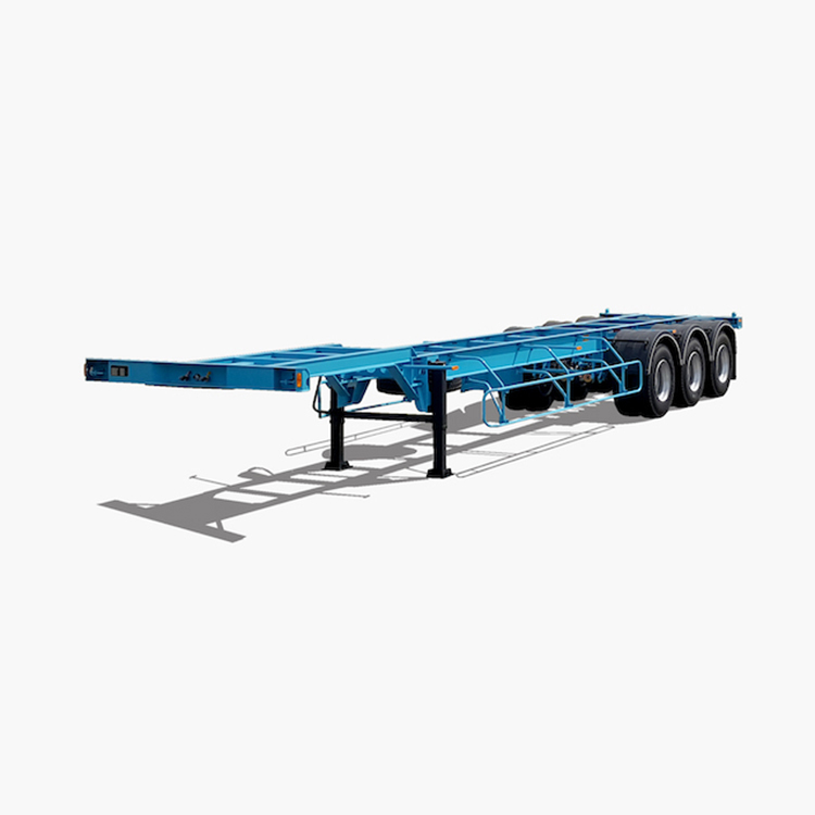 30ft 3 Axle Lowbed Container Chassis