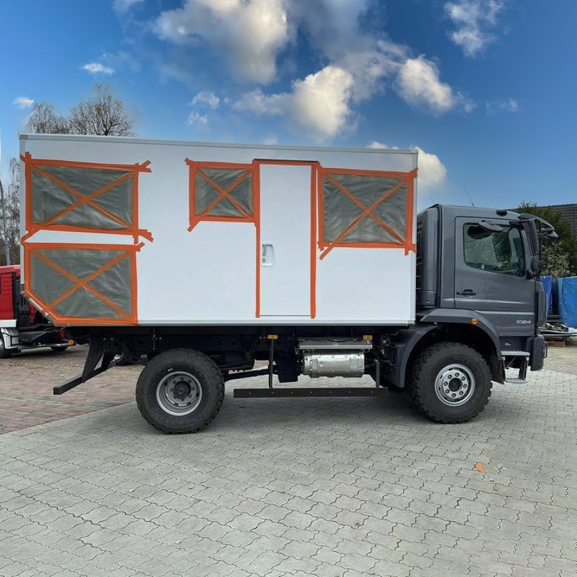 Individual Box Corner Cutting Insulated RV Truck Camper Body