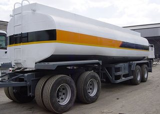 25000L Carbon Steel Draw Bar Tanker Trailer with 4 Axles for Fuel Or Diesel Liquid ,Refuel Carbon Steel Tanker Trailer