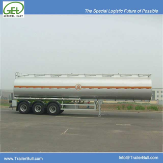 36cbm 3 Axles Carbon Steel Tanker Semi Trailer,High Quality Refuel Tanker Semi Trailer 