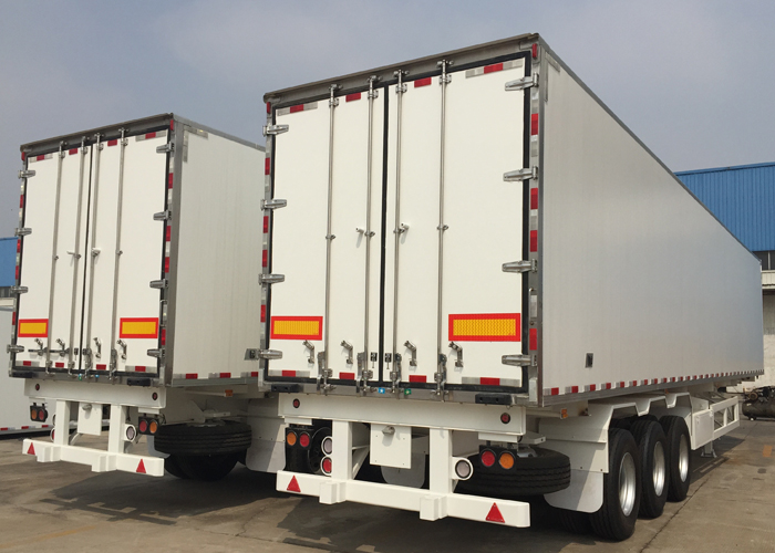 30 foot 1 axles Refrigerated semi trailer with Carrier Refrigerator ...