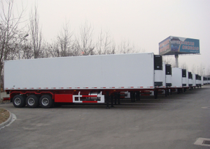 45ft 3 Axles Refrigerated Semi Trailer with Carrier Refrigerator Units for Freezing And Fresh Cargos,Refrigerator Trailers