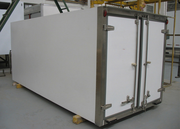All - Closed FRP / GRP Refrigerated Truck Body And Sandwich Panel Kits,Germany Wet-Wet Composite