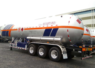 61000L Liquefied Petroleum Gas Lorry Tanker Semi Trailer with 3 Axles for LPG,LPG Tanker Semi Trailer