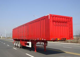 45ft Roof Opened Steel Dry Freight Box Trailer with 3 Axles for Bulk Material And Mine Cargos,Drop Side Semi Trailer , Steel Box