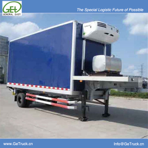9061XLC-8600mm 1 axle Koegel FRP+PU+FRP composite Refrigerated semi-trailer