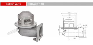 Bottom Valves-Emergency Valves-GET C804CS-100